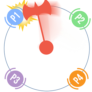 Hop eller blok farver spil